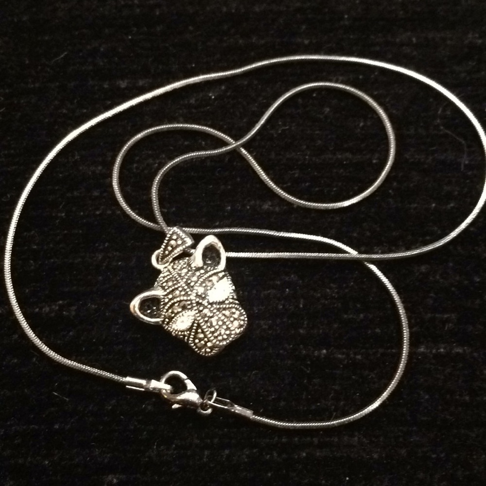 Panther cat necklace